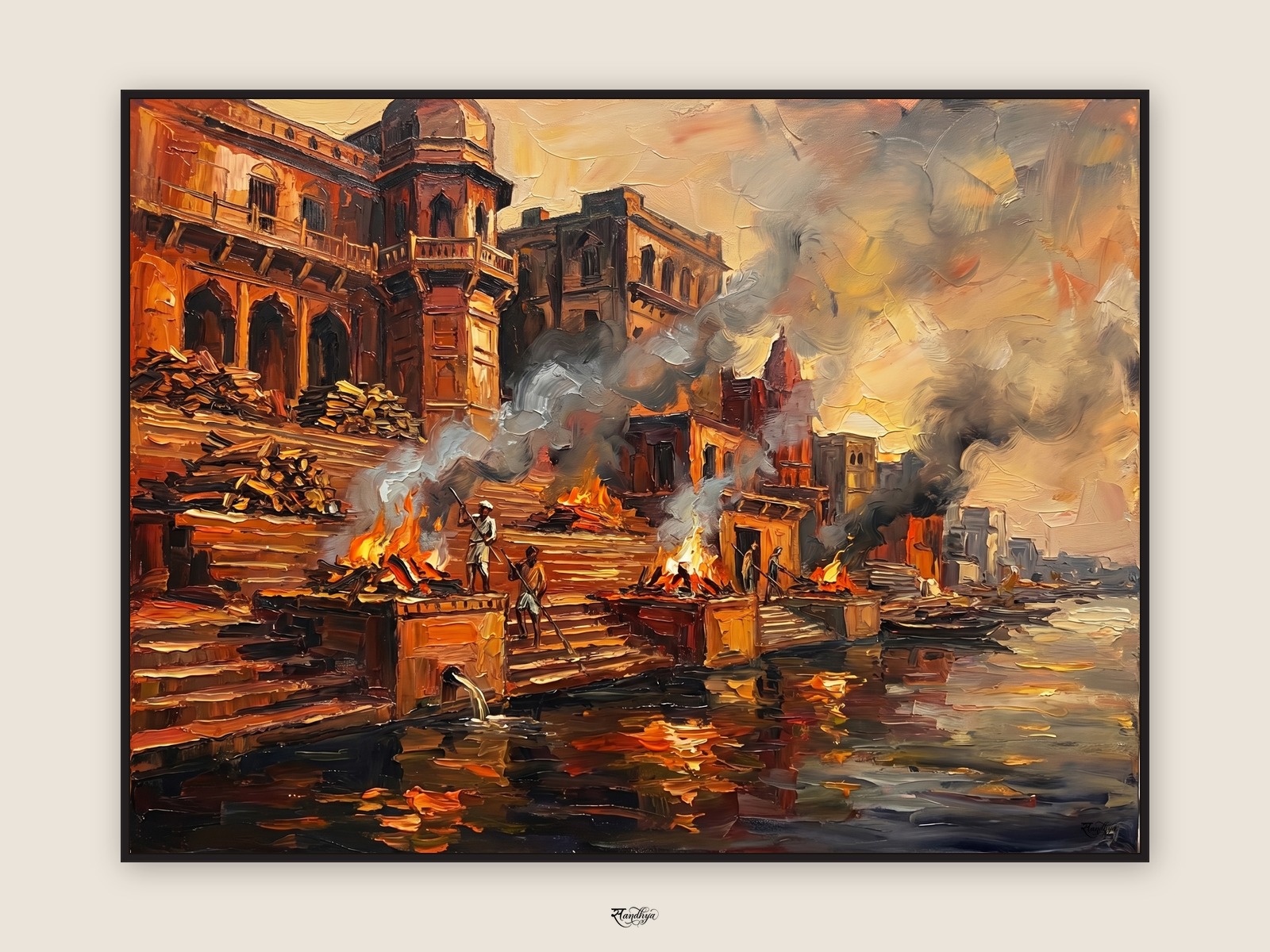Varanasi Manikarnika Fire