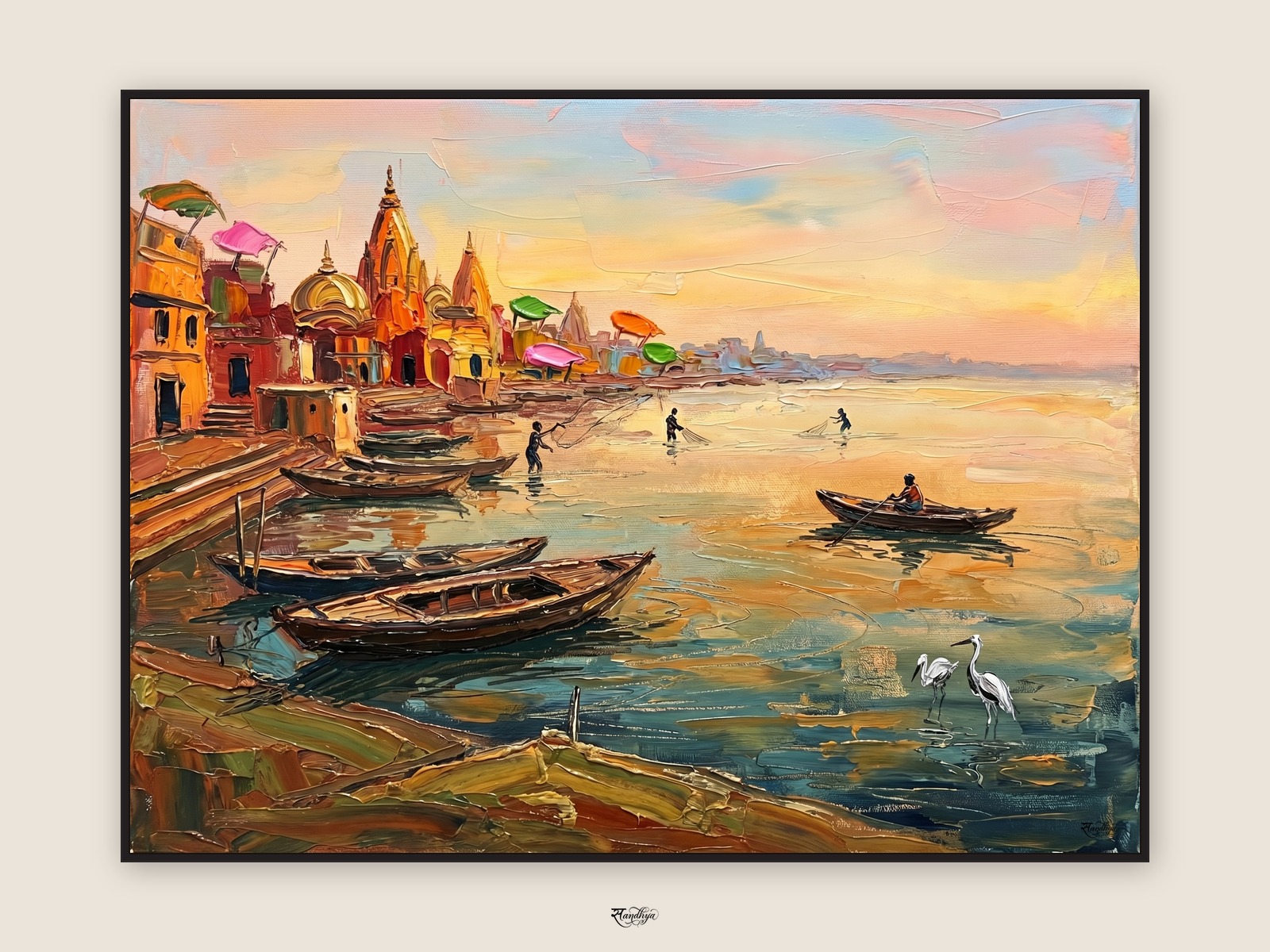 Mathura Yamuna Boats Dawn