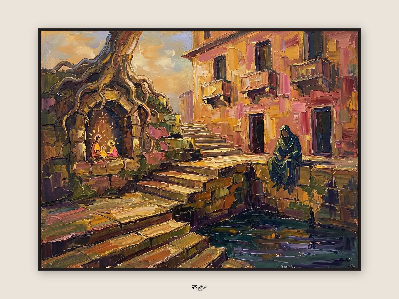 Vrindavan Radha Rani Steps