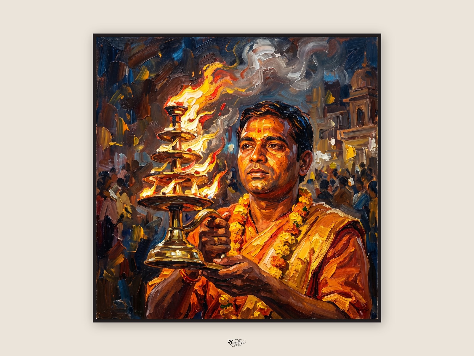 Varanasi Aarti Closeup