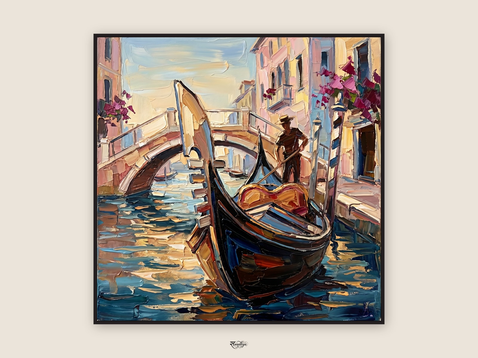 Venice Gondola Detail