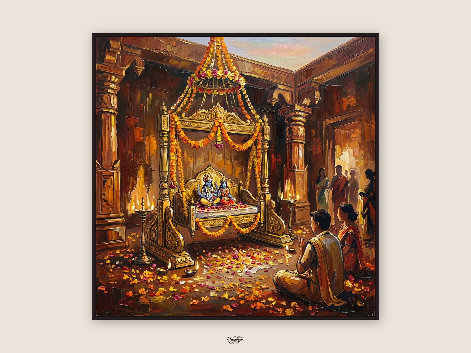 Vrindavan Radha Krishna Swing